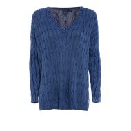 Polo Ralph Lauren Twist knit Pima cotton over sweater