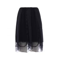 Prada Silk chiffon and organdy skirt