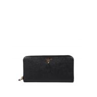 Prada Saffiano leather zip around wallet