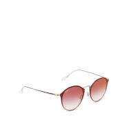 Ray Ban Gold-tone metal rounded sunglasses