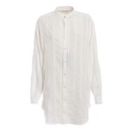 Saint Laurent Striped cotton oversize shirt