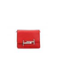 TodS Double T mini leather clutch