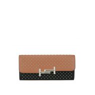 TodS Double T bicolour studded wallet