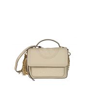 Tory Burch Fleming white leather satchel