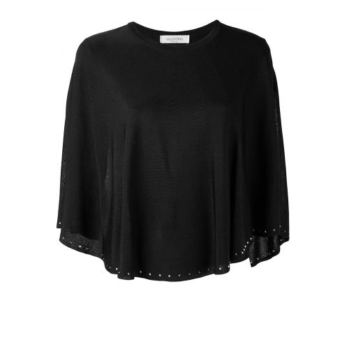  Valentino Studded knitted cape