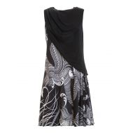 Versace Collection Baroque pattern jersey dress