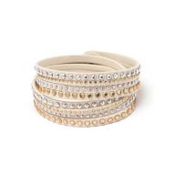 One- or Two-Piece Austrian Crystal Wrap Bracelets