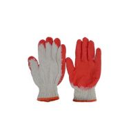 Red Latex Rubber Palm Coated Working gloves ( 100 Pairs )