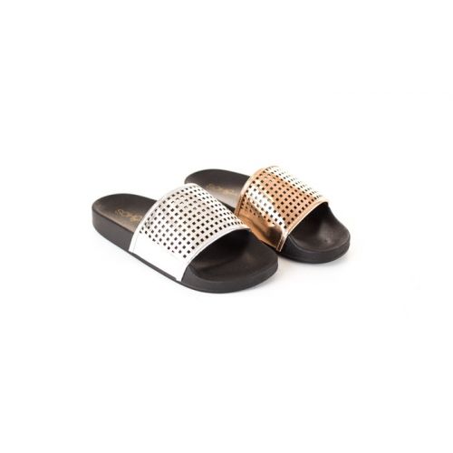  Metallic Slides Sandal