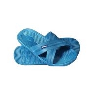 Bokos Womens Rubber Athletic Slide Sandals, Carolina Blue - Size 7