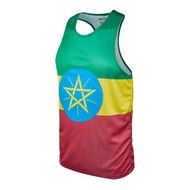 Adidas BOA Mens Printed Singlet Ethiopia Flag