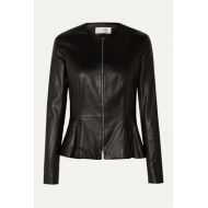 The Row Anasta Leather Jacket - Black