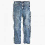 J.Crew Vintage straight jean in reed wash with button fly