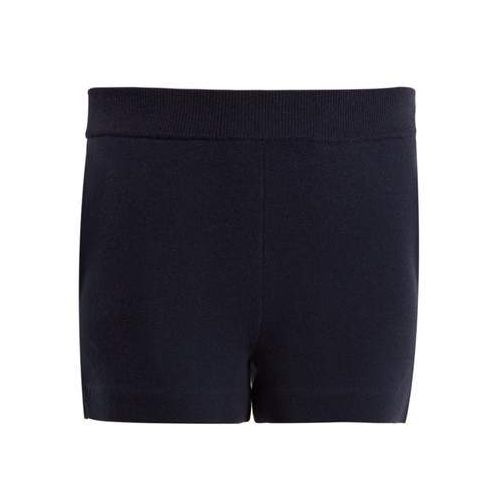  Allude Milano Wool Blend Shorts - Womens - Navy