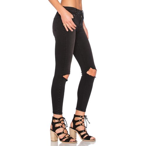  GRLFRND Candice Mid-Rise Super Stretch Skinny Jean.