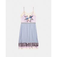 Coach quilted patchwork slip dress