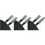 Gear One},description:Pack of three standard 20 ft. XLR microphone cables.