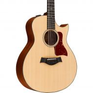 Taylor},description:Taylors revitalized 500 Series mahogany guitars, like this 556ce 12-String Grand Symphony Acoustic-Electric, are brimming with appealing refinements, starting w
