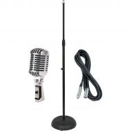 Shure},description:An unmistakable stage icon for 70 years, the Shure 55SH Series II Unidyne Vocal Microphone features a signature satin chrome-plated die-cast casing for pure vint