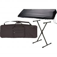 Musicians Gear},description:This Stand and Cover Package includes a 61-key Keyboard Gig Bag, a Standard Keyboard Stand and a 61 and 76 Key Stretchy Keyboard Cover.61-key Keyboard G