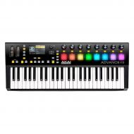 Akai Professional},description:Akais Advance 49 gives you unprecedented playability and unrestricted manipulation of any virtual instrument with its exclusive interactive, full-col