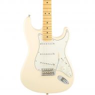 Fender American Special Stratocaster Electric Guitar with Maple Fingerboard Olympic White Maple Fingerboard