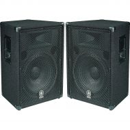 Yamaha},description:These Yamaha BR15 15 2-Way Speaker Cabs can really punch out bass and everything else. Easy-to-handle audio speakers feature computerized, high-precision, envir
