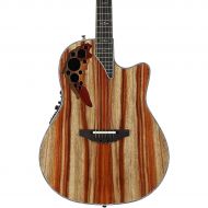 Ovation},description:In keeping with their tradition of creating beautifully innovative guitars, Ovation introduces the small batch run of exotic wood Elite Plus models. Featuring