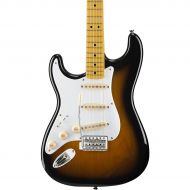 Squier},description:The Classic Vibe Stratocaster 50s provides unmistakable 50s-era Fender vibe and tone. The alder body has a Two-color Sunburst finish; the vintage-tint gloss-map