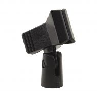Musicians Gear},description:Powerful spring-loaded universal clamp holds mics securely in place. Black with a brass insert.