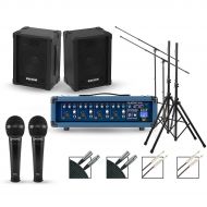 Phonic Complete PA Package with Powerpod 415R Mixer and Kustom KPC Speakers