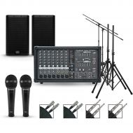 Phonic Complete PA Package with Powerpod 780 Plus Mixer and QSC E Series Speakers 15 Mains