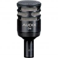 Audix},description:The D6 is an American-made instrument microphone designed for live and studio performance. Characterized with a cardioid pick-up pattern and a frequency response