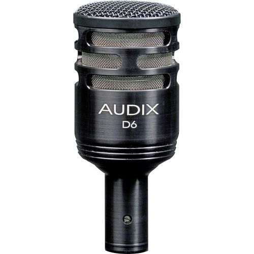  Audix},description:The D6 is an American-made instrument microphone designed for live and studio performance. Characterized with a cardioid pick-up pattern and a frequency response