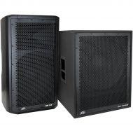 Peavey},description:This package contains a Peavey Dark matter DM112 Powered Speaker and a Peavey Dark Matter DM115 Powered Subwoofer. A total of 1500 watts output power. This syst