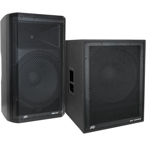  Peavey},description:This package contains one Peavey Dark Matter DM115 powered speaker and a one Peavey DM118 powered subwoofer. What a powerhouse system this is. With a total outp