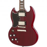Epiphone},description:A true icon guitar, the SG was originally a successor Les Paul model from 61 to 68. This edition of the prized 1962 Gibson SG boasts the power and merciless s