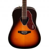 Gretsch Guitars},description:The G5024E Rancher dreadnought is an eminently affordable model with a beautiful Sunburst gloss finish, fine construction and appointments, and onboard