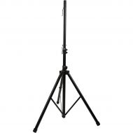 Musicians Gear},description:Steel stand, finished in black. Supports up to 100 pounds. Adjusts from 42 to 71 in. height. Tripod folds up for easy transport.