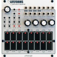 Pittsburgh Modular Synthesizers},description:The Lifeforms Percussion Sequencer is a 4-channel eurorack beat programmer with a classic drum machine style interface. The familiar in