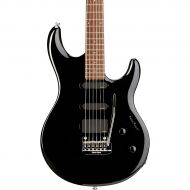 Ernie Ball Music Man},description:The Music Man Luke Signature Model Electric Guitar combines hot electronics, a sleek body, and an oil-finished maple neck with a prominent V-profi
