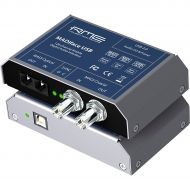 RME},description:The compact MADIface USB provides MADI IO over USB 2.0 while supporting the formats full 64 channels for recording and playback, under Mac and Windows. Both input