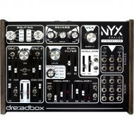 Dreadbox},description:NYX is an analog synthesizer module with versatile patching schemes. It is 100% analog, save of course for MIDI and the included digital reverb effect. It is