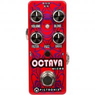 Pigtronix},description:The Pigtronix Octava Micro is an expanded version of the octave up found in the original Pigtronix Disnortion pedal. This all-analog frequency doubler has an