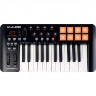 M-Audio},description:M-Audio pioneered the portable MIDI controller market with the Oxygen series of keyboard controllers. Today, M-Audio continues to be a leader of this technolog