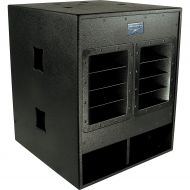 American Audio},description:This 18 powered subwoofer speaker from American Audio will provide plenty of boom without shaking the room. It gives you balanced in and out XLR jacks,