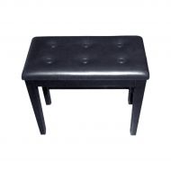 Musicians Gear},description:The Musicians Gear Padded Piano Bench has a nicely crafted wooden frame with classic black finish that coordinates with any decor. Faux leather seat is