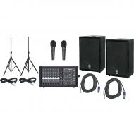 Phonic},description:This PA package includes a Phonic Powerpod 740 Plus 440W 7-Channel Powered Mixer with DFX, a pair of Yamaha A12 12 PA Speakers, and 2 Audio-Technica M4000S hand