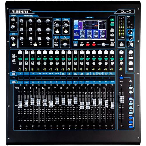  Allen & Heath},description:The Allen & Heath Qu-16 Chrome Edition compact digital mixer delivers a powerful, professional mixing experience. With 16 channels at your fingertips, th