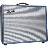 Supro},description:Two knobs and the truth: The legendary 1964 “Blue Rhino Hide” Supro Thunderbolt is back. Renowned for its bold, full-range sound and up-front, honest midrange, t